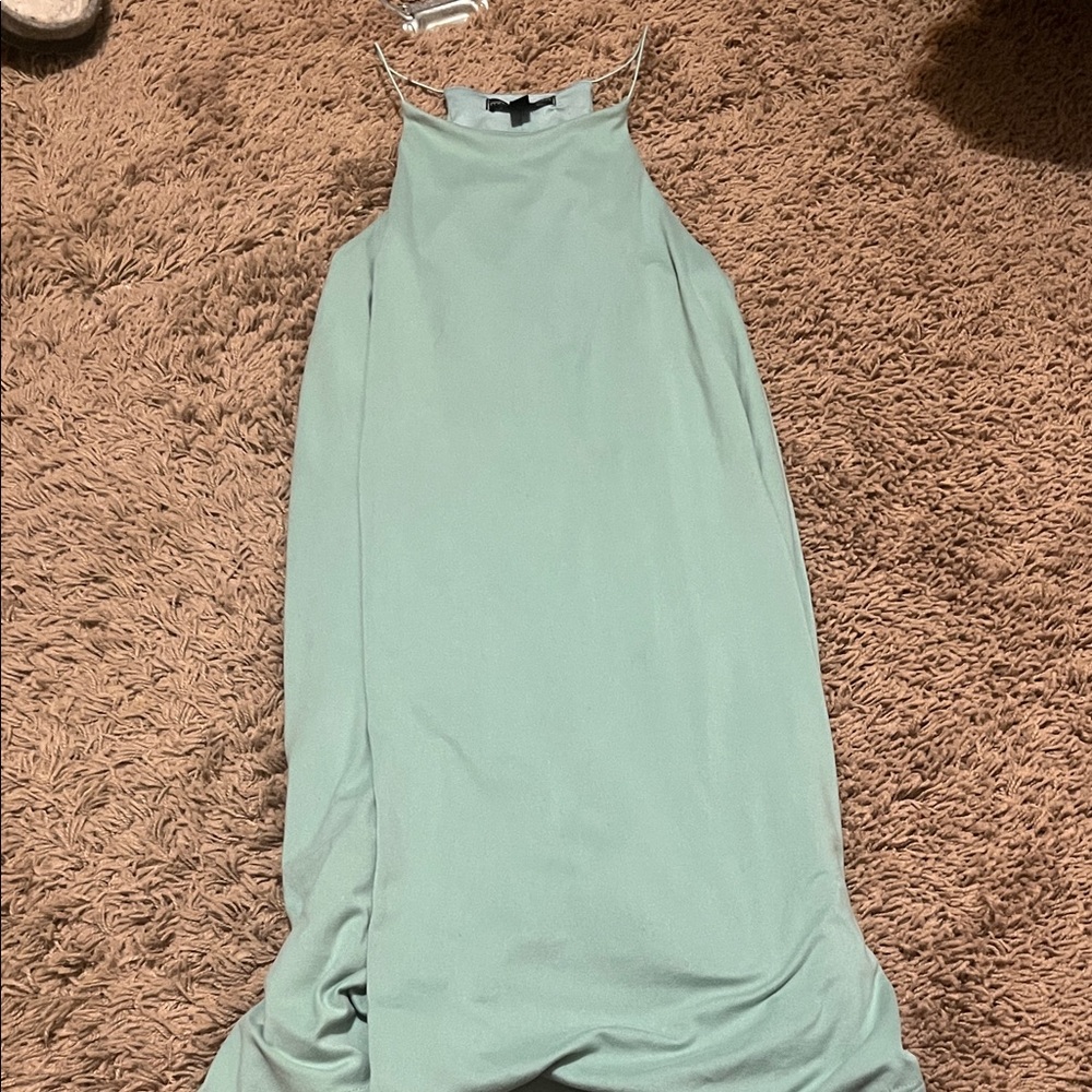 Chic Light Green Backless Dress